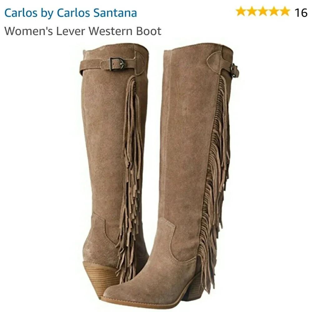 Carlos by Carlos Santana Doe Lever Boots - Picture 3 of 10